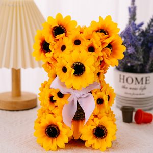 Sunflower Bear Shaped Decor Home Decoration