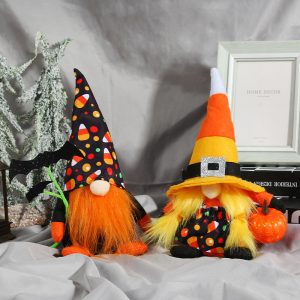 Fall-Inspired Plush Gnome Home Decoration